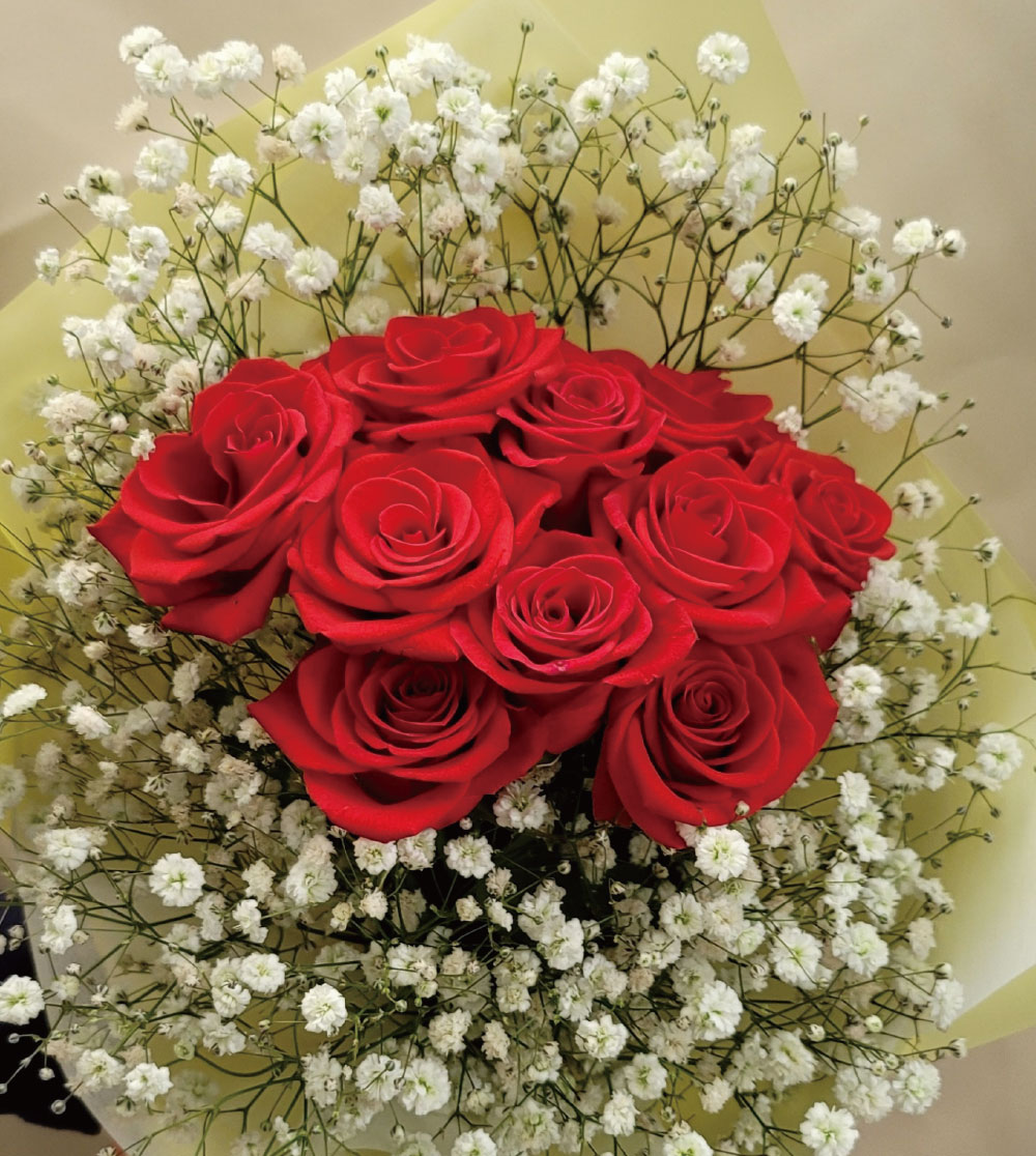 Simple Red Roses Bouquet in Las Vegas, NV | V Florist