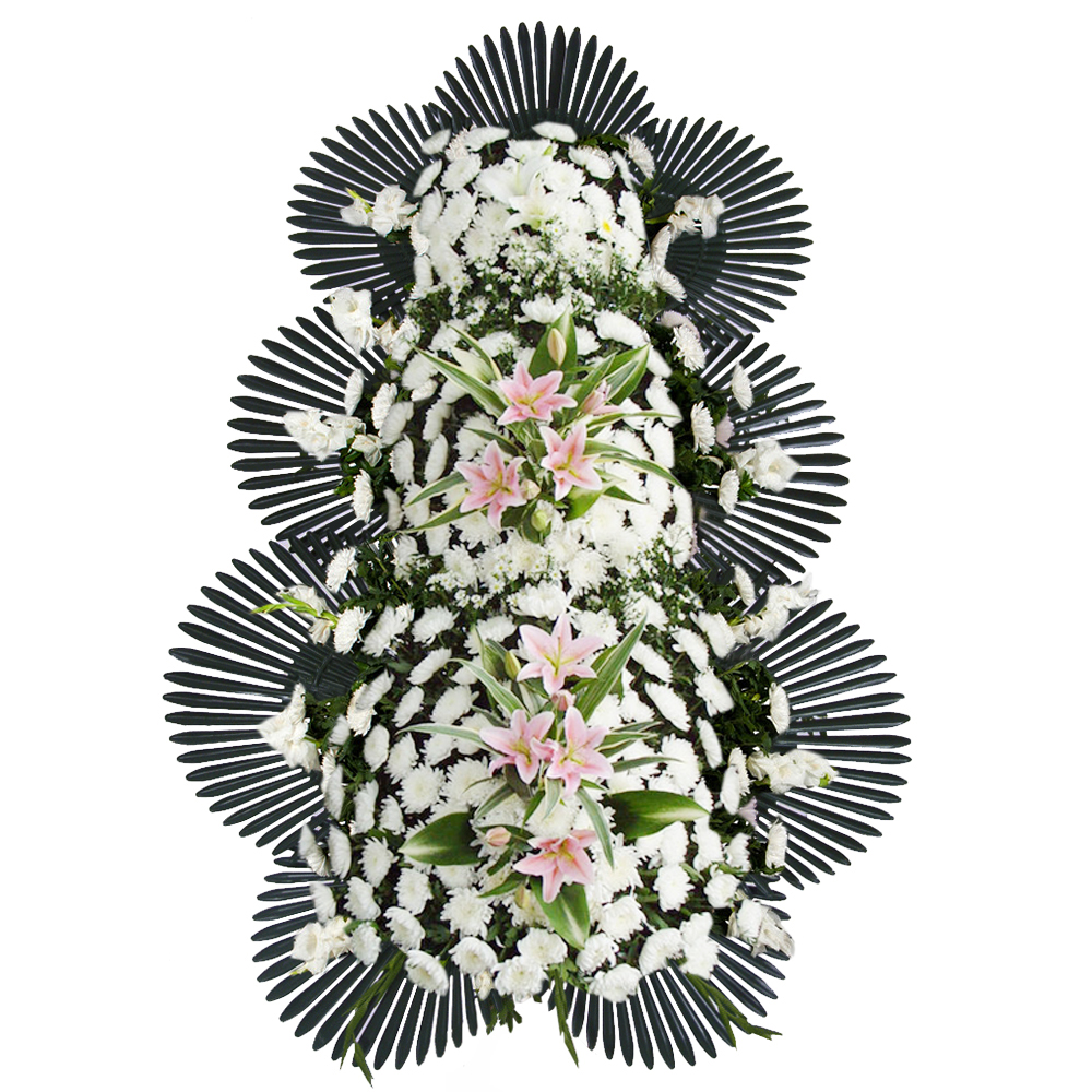 Open Heart Floral Wreath, Sympathy & Funeral Flowers, Alexandria VA